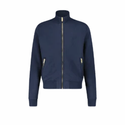 Sweat Zippé Marine(Sweat Zippe Avec Broderie Sur La Poitrine)