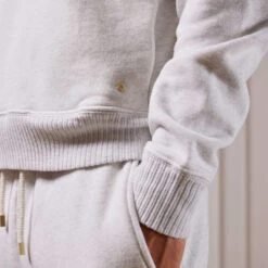 Sweat Capuche Gris Chiné(Sweat A Capuche Et Poche Avec Broderie Sur La Poitrine) -Rivieras Boutique custom resized 571ea52a da13 499d 8210 d1013518a428