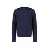Pull Col Rond Marine(Pull En Maille Jersey A Col Rond)