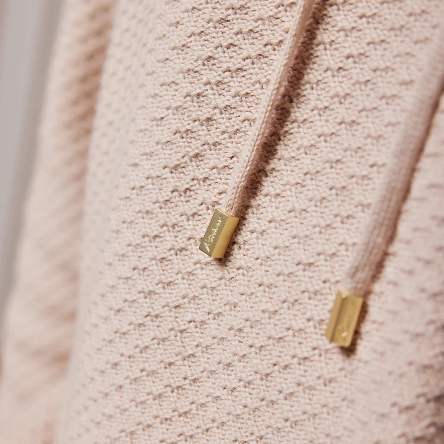 Pull à Capuche Camel(Pull A Capuche En Maille Losange) 5 Pull à Capuche Camel(Pull A Capuche En Maille Losange) – Image 5