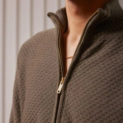 Pull Zippé Kaki(Copie De Gilet Zippe En Maille Losange) -Rivieras Boutique custom resized fa99f804 ff1c 4667 ba68 d237d09ebf39