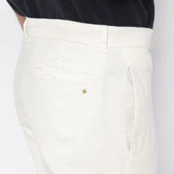 Pantalon Droit(Stretch Trousers Ecru) -Rivieras Boutique p01 ecru detail