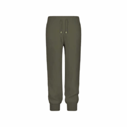 Pantalon Maille Kaki(Pantalon En Maille Losange Ressere A La Cheville 1)