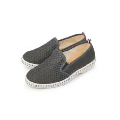 Classique Toile & Maille Anthracite Enfant(Kid Classic Anthracite) -Rivieras Boutique riv kid 0237 sh20 00d3b15d a393 48fc acb8 3025075b1dd9