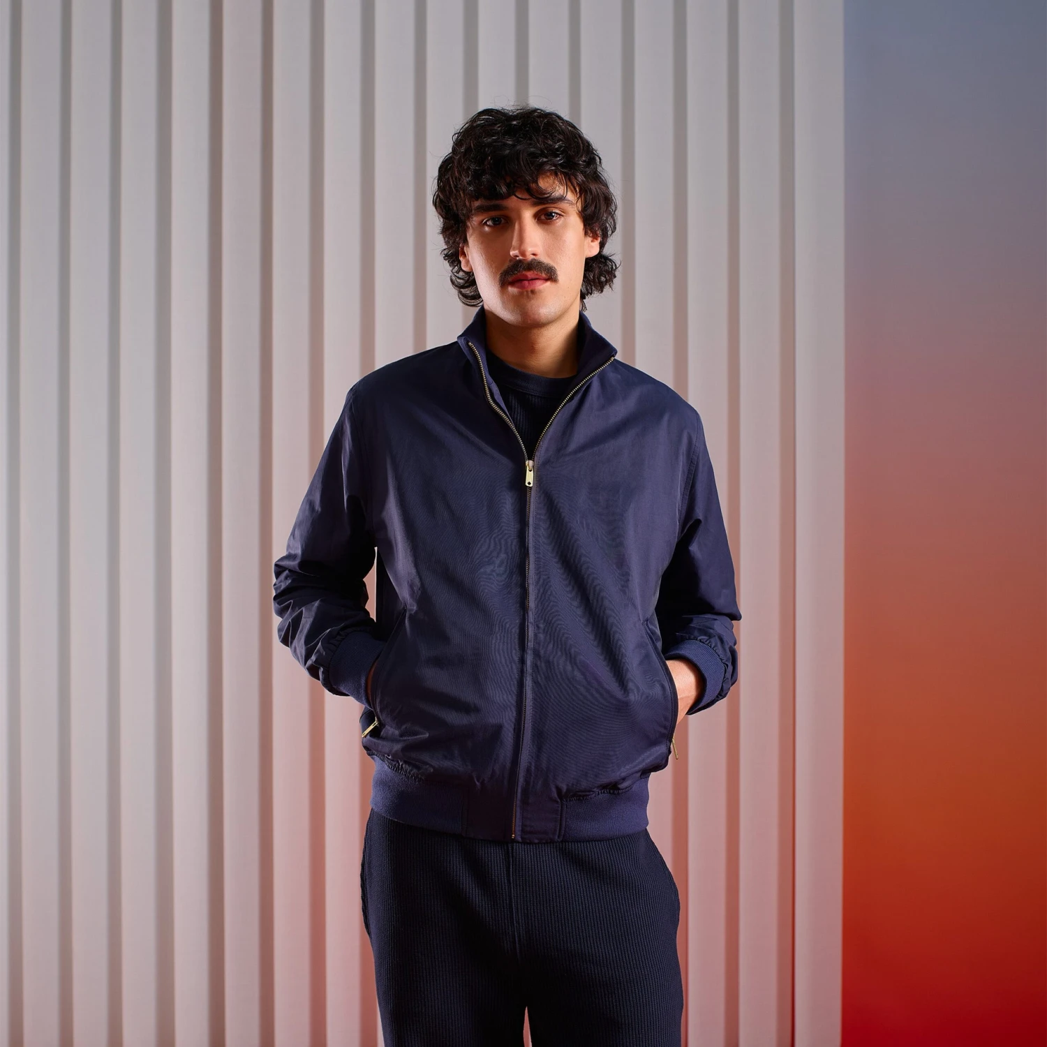 Veste Zippée Marine(Zip Jacket Navy) 3 Veste Zippée Marine(Zip Jacket Navy) – Image 3