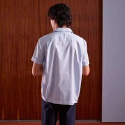 Chemise Bowling Ciel(Bowling Shirt Ciel) -Rivieras Boutique rivieras clothes chemise mc bandes CH03 CL40