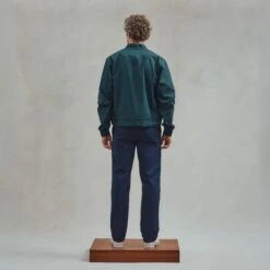 Blouson Zippé Vert(Green Zipped Jacket) 10 Blouson Zippé Vert(Green Zipped Jacket) -Rivieras Boutique rivieras clothes jacket green BADIA CL04