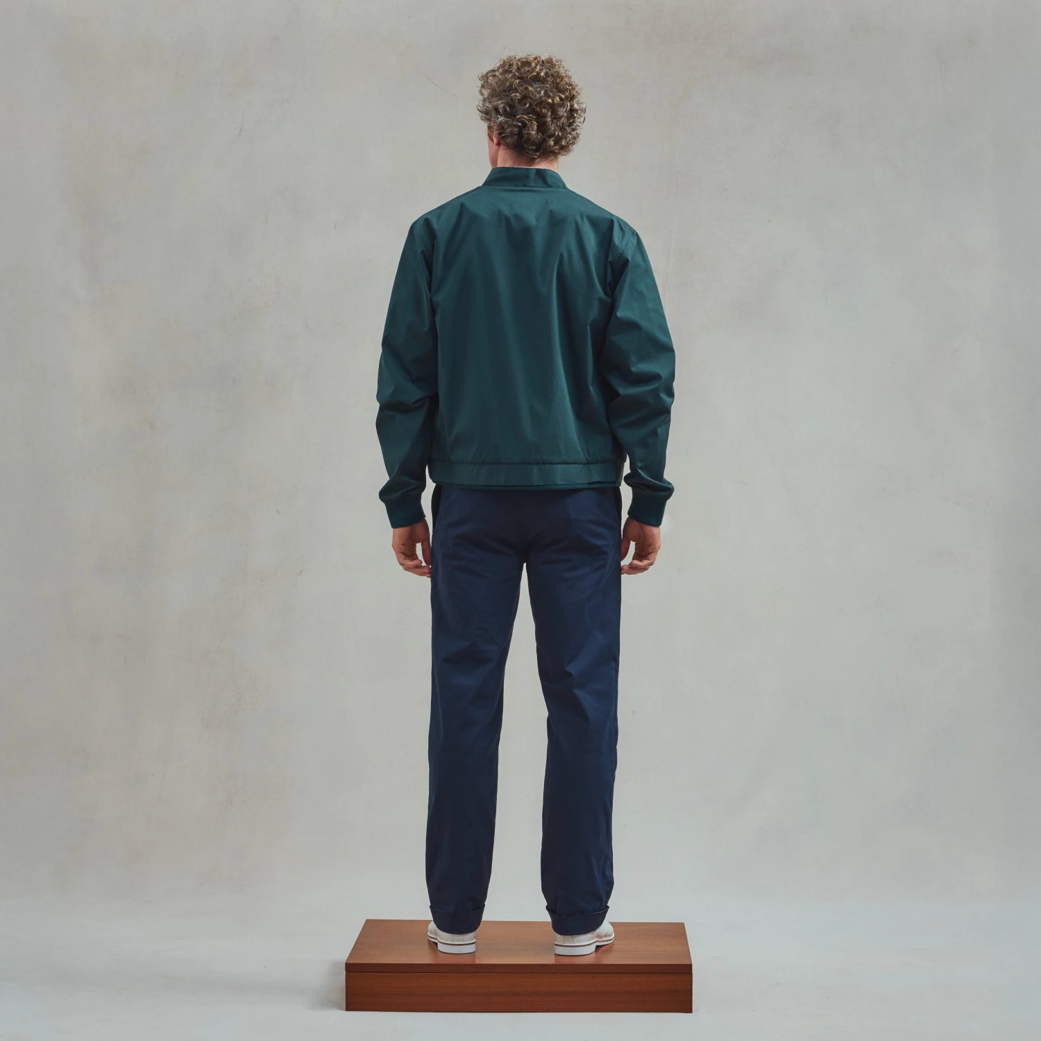 Blouson Zippé Vert(Green Zipped Jacket) 4 Blouson Zippé Vert(Green Zipped Jacket) – Image 4