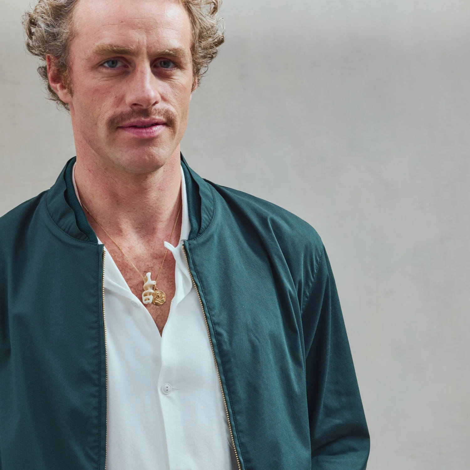 Blouson Zippé Vert(Green Zipped Jacket) 7 Blouson Zippé Vert(Green Zipped Jacket) – Image 7