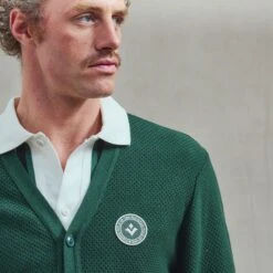 Cardigan Vert(Green Cardigan Sweater) -Rivieras Boutique rivieras clothes pullover vest green LACANAU CL06