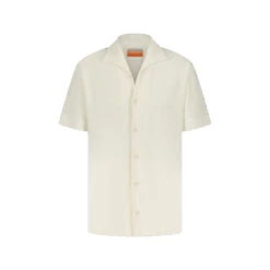 Chemise En Maille Fantaisie Ecru(Ecru Knitted Shirt)