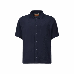 Chemise En Éponge Marine(Navy Terrycloth Shirt)