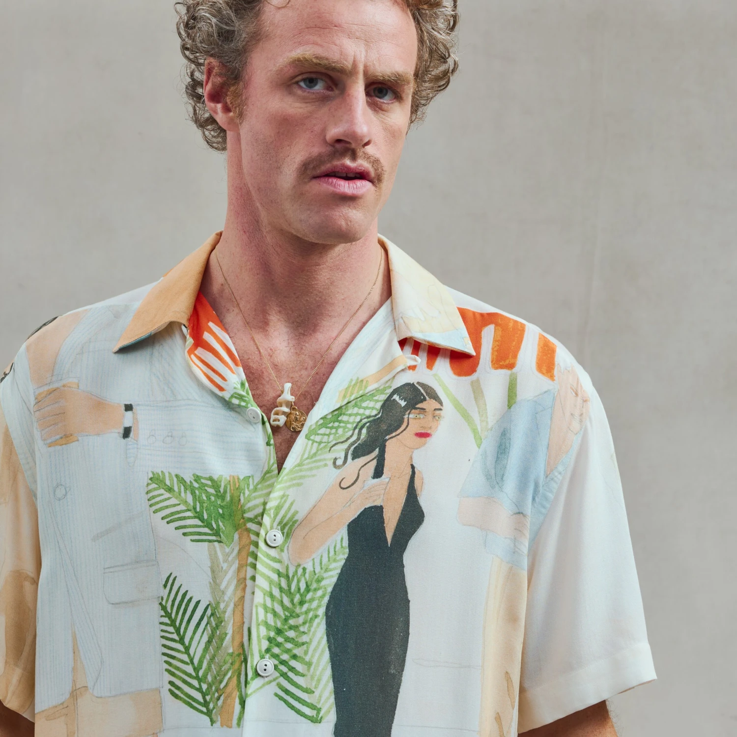 Chemise Imprimée(Printed Cocktail Shirt) 4 Chemise Imprimée(Printed Cocktail Shirt) – Image 4