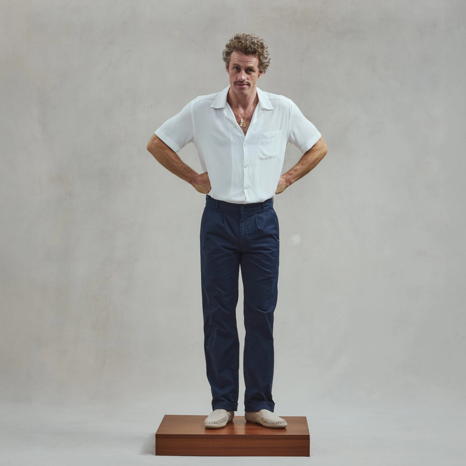 Chemise En Viscose Légère Blanche(White Lightweight Viscose Shirt) 3 Chemise En Viscose Légère Blanche(White Lightweight Viscose Shirt) – Image 3