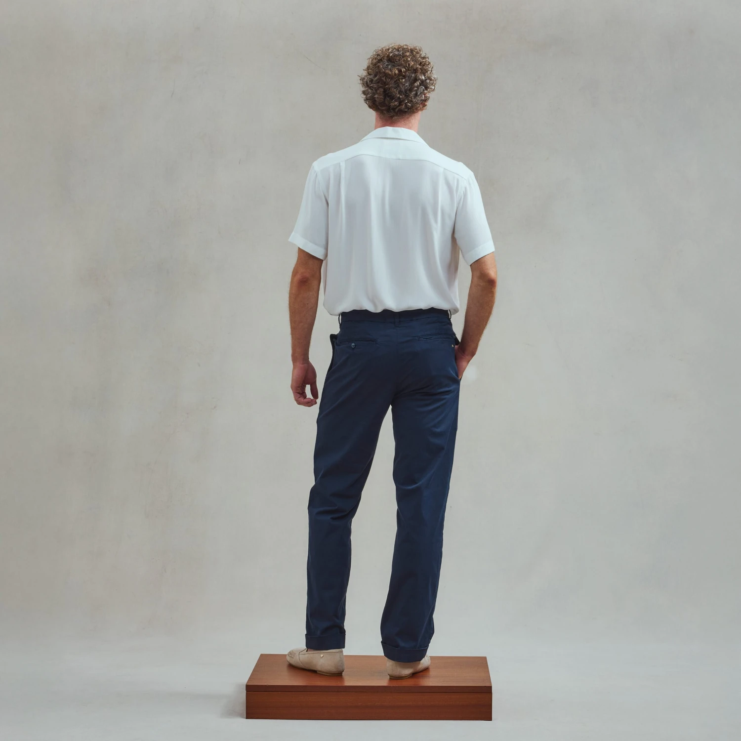 Chemise En Viscose Légère Blanche(White Lightweight Viscose Shirt) 4 Chemise En Viscose Légère Blanche(White Lightweight Viscose Shirt) – Image 4