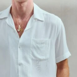 Chemise En Viscose Légère Blanche(White Lightweight Viscose Shirt) 10 Chemise En Viscose Légère Blanche(White Lightweight Viscose Shirt) -Rivieras Boutique rivieras clothes shirt white ACAPULCO CL05