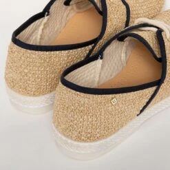 Lacets Nudude Beige Marine(Rivlacets4051) 7 Lacets Nudude Beige Marine(Rivlacets4051) -Rivieras Boutique rivieras shoes lace nudude navy 4051 SH30