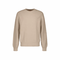 Pull Col Rond Camel(Pull Col Rond Maille Losange)